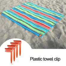 12PCS Beach Towel Clip Camping Mat Clip Outdoor Clothes Pegs for Sheet Holder Towel Clips Clamp Orange