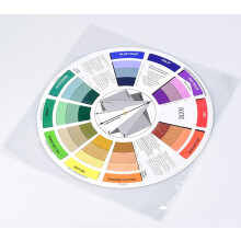 Color Mixing Wheel 2 Pack DoubleSided Color Theory Guide for Artists, Makeup and Tattoo Use 23cm