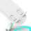2X 3-in-1 Phone Holder Inductive  Speaker Holder 360Rotating Folding Lifting Charging Treasure Holder White 3