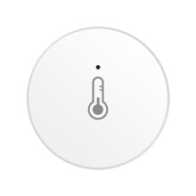 2X Tuya Home ZigBee Temperature and Humidity Sensor Indoor Thermometer Monitor Works for Alexa Life