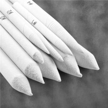 40-Teiliges Blending Stumps- und Tortillions-Set, Mischwerkzeuge, Gekneteter Radiergummi und Schleifpapierblöcke