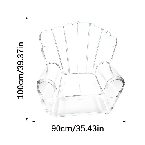 Transparent Toy Storage Sofa Modern Design Safe PVC Component 2