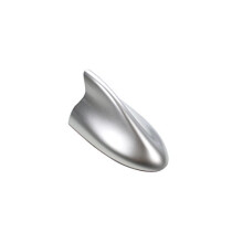 Silver Shark Fin Car AM FM Antenna for 2013 Infiniti JX35, Dual Circuit Board, Easy Adhesive Install