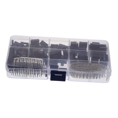 610pcs Jumper Wire Connector Kit with Crimp Terminal Assortment for Electronics Prototyping and Breadboard