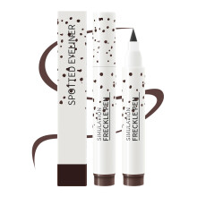 Freckle Pen Waterproof Long Lasting Natural Freckle Makeup Dual Shade Dark Brown 1 Count