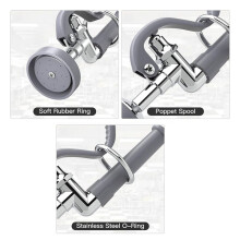 2X Sink Sprayer, Pre Rinse Sprayer for Commercial Kitchen Sink Faucets, 1.42 GPM Sprayer Valve Dish Sprayer Nozzle