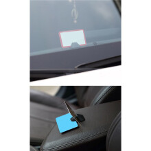 3X Multifunctional Card Ticket Holder Auto Car ID IC Clip Black Dashboard Door Adhesive Clips Car Organization