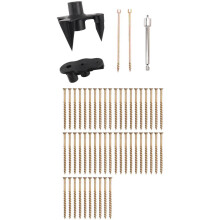 3X Floor Repair Kit, No More Squeaks Kit Eliminates Floor Squeaks, Fits Most Carpet Hardwood Floors