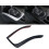 Auto Console Gear Frame Interior Decoration Accessories for  09-16 A4L/A5 S4 S5 Car Modification Silver 2