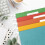 File Folder Tabs, 200 Sets Hanging File Folder Labels 2Inch Plastic Tabs and Inserts for Hanging File Folders 5