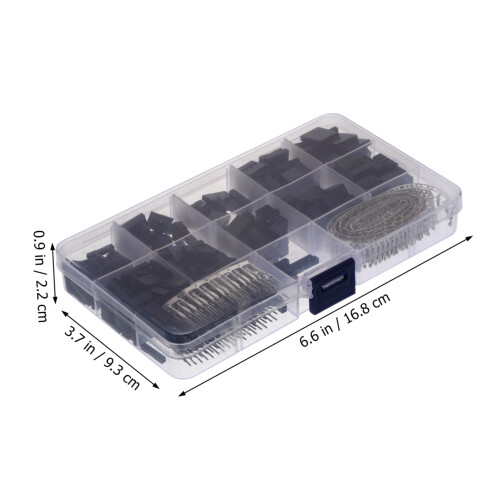 610pcs Jumper Wire Connector Kit with Crimp Terminal Assortment for Electronics Prototyping and Breadboard 1