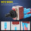 4Pin Reverse Polarity Toggle  4PCS 12V Momentary Rocker  30A  Off  DPDT 3 Position Waterproof Boot Cap 7
