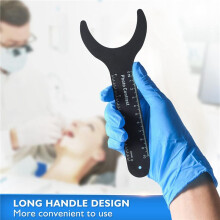 2X Contraste Dentário Intraoral Fotográfico, 6 Peças Kit de Contraste Fotográfico Dentário Kit de Fotografia Intraoral Palatina