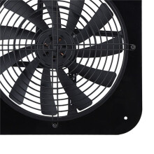 2X Mono-Polycrystalline Solar Panel with 13.5Inches Exhaust Fan Bracket Photovoltaic Fan Ventilation Cooling Solar Panel