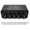 3X 5CH Audio Distributor Stereo Audio Mixer 1 Input 5 Output RCA Splitter for Power Amplifier Active Audio 4