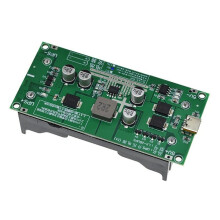 2X Typ-C 15W 3A 18650 Lithium-Batterie-Ladegerät-Modul - Step- Booster Schnellladung USV-Stromversorgungskonverter 12V