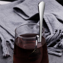 2X Leuke Gebogen Theelepel Unieke Kruiderijdrank Hangende Thee Koffie Dessert Roestvrijstalen Drankservies