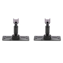 2X Suporte de Montagem de Espelho Retrovisor de Carro com Painel de Placa Traseira Interna de Alumínio ABS para Acessório Interno de DVR de Carro