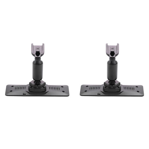 2X Car Rearview Mirror Mounting Bracket with Aluminum ABS Interior Back Plate Panel Bracket