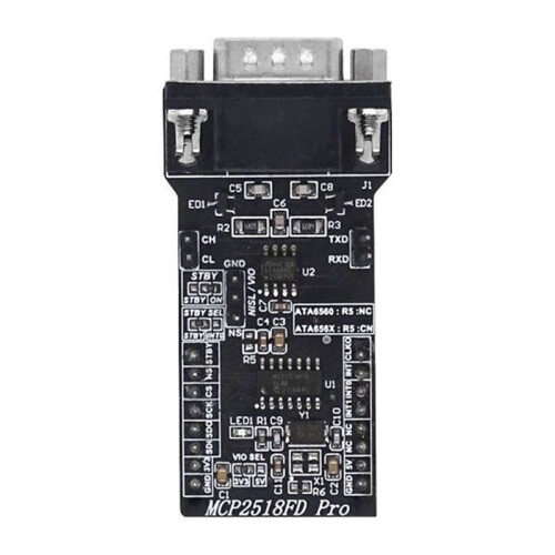 2X Módulo SPI para CANFD Módulo MCP2518FD Módulo Transceptor ATA6560 CAM Bus Módulo Super MCP2515 Módulo Controlador 1