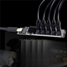 3X TYPE-C to SATA3.0 5 Adapter Converter Card 6Gbps USB10G JM575+JMS580 for SSD HDD Expansion