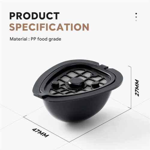 2X 2In1 Coffee Capsule Pod for  ST 9662.62 Machine Refillable Filter Pod Replacement Coffee Capsule and Tea-B 2
