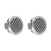 4 Pieces 4 Inch Adjustable Marine Vent Covers, 316 Stainless Steel Air Flow Vent Covers for RV, Boats, Yachts