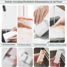 216PCs Magic Sponge High Density Compressed Cleaning Melamine Eraser Kitchen Bathroom Sofa Cleaning