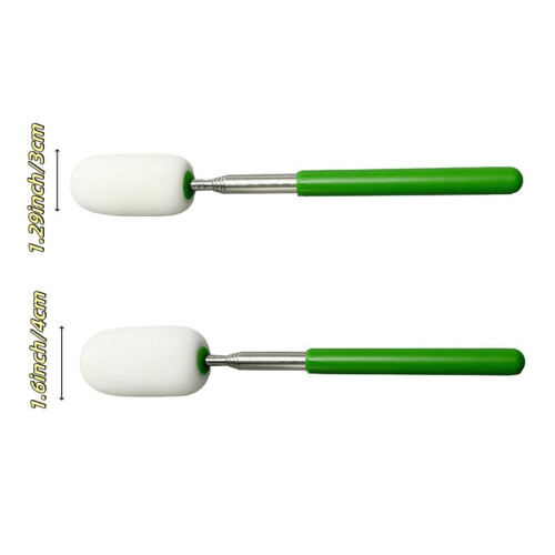 4Pieces Telescoping Sponge  Stick Pottery Sculpture Sponge Holder Ceramic Throwing Stick Pottery Trimming Tools 2
