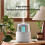 Raindrop Aromatherapy Air Humidifier Diffuser for Office Home Desktop Electric Essential Oil Aroma Diffuser US Plug A 10