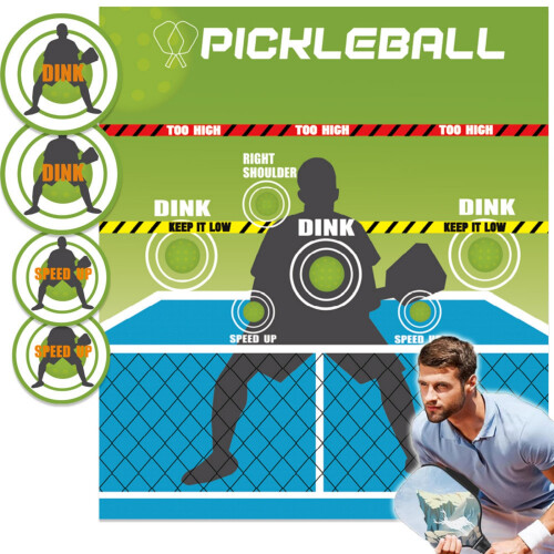 Large Area Pickleballs Training Pad Easy To Clean for Various 1