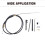 1 Set Lower Shift Cable Kit 865436A02 Replacement Spare Part for  Alpha Gen One & Two 1 2 R MR MC 5