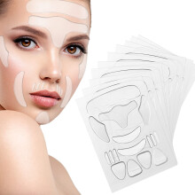 Face Wrinkle Patches 160 Pcs Reusable Silicone Pads for Forehead Eye Mouth Overnight Smoothing