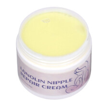 Organic Lanolin Nipple Cream for Breastfeeding Moms, Gentle Protection and Deep Hydration 30g
