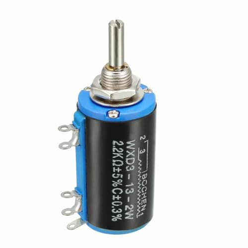 2.2K Multiturn Wirewound Potentiometer Precision Adjustable Resistor for Fine Tuning