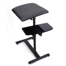 Tattoo Armrest Stand with 360 Rotation, Adjustable Height, Oversized PU Pad for Studio Use