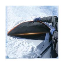 Car Windshield Snow Cover 4 Layer Aluminum with Mirror Covers, All Season Protection and 99% UV Blocking