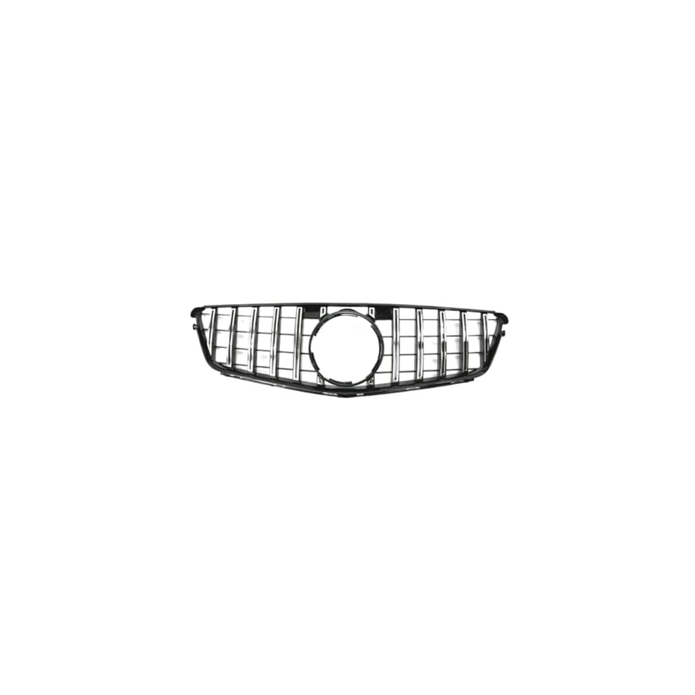 Diamond Front Grille Sporty Front Upgrade For Mercedes W204 C Class Amg Gt 20072014 Silver 9771547623816
