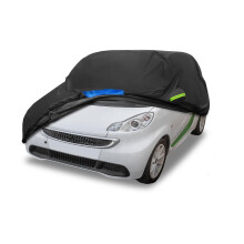 Car Cover for Smart Fortwo Waterproof Custom Fit All Weather Sun Snow Dust Protection with Door Zipper