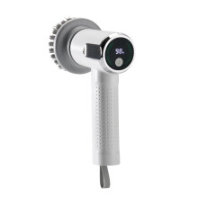 Electric Spin Scrubber Cordless Rechargeable with 3 Replaceable Brush Heads for Bathroom and Kitchen Cleaning