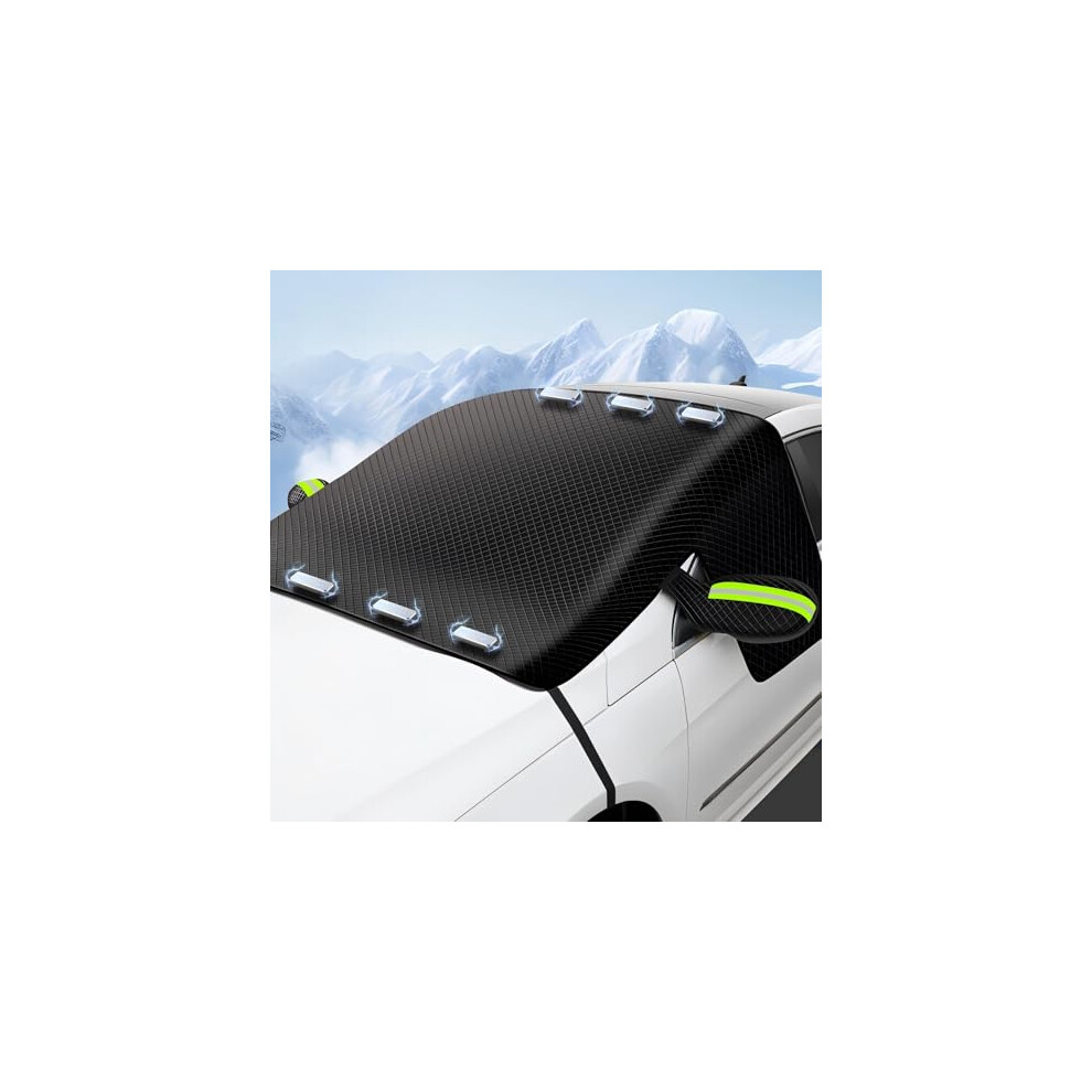 Car Windshield Snow Cover With Side Mirrors For Cadillac Xts 20132018, Magnetic Frost Protector 9073542764274