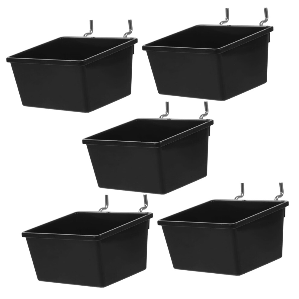 Pegboard Storage Bins 5Pcs Garage Wall Mounted Organizer For Tools And Parts Durable Workshop Use 9771547138624