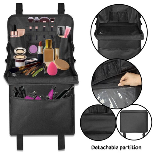 Beauty Tool Storage Bag Dustproof Professional Makeup Chair Side Hanging Bag 2