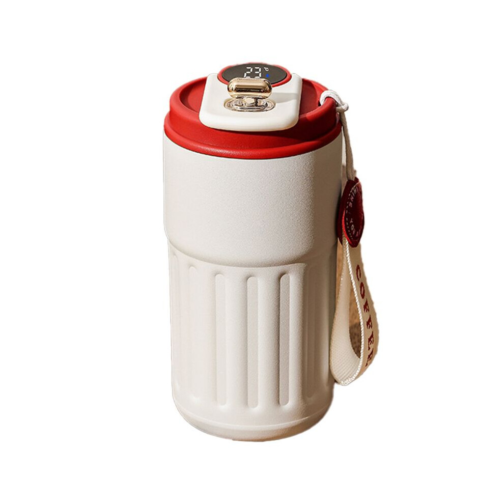 Tauoh 450Ml Thermosbottle Digital Led Temperature Coffee Mug Stainless Steel Thermal Mug Tumbler Mug Portable Flasks,C