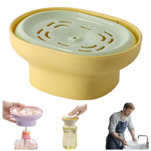 Reusable Liquid Detergent Dispenser with Broad Outlet Compatibility for Laundry (#02)