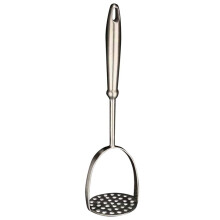 Silver Stainless Steel Potato Masher Household Potato Press Manual Multifunctional Masher Masher