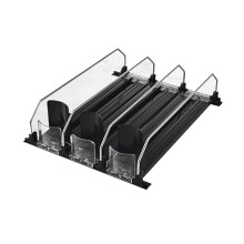 Organizzatore per Lattine di Soda per Frigorifero, Organizer per Bevande con Scorrimento Automatico A Spinta per Frigorifero, Può Contenere Fino A 12