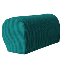2 Stück Weiche Stretch-Plüsch-Armlehnenbezüge, Stretch-Armlehnenbezüge für Stühle/Sofas, Couch-Armlehnenbezüge, Seeblau