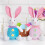 2Pcs Easter Bunny Decorations Easter Gnomes, LED Easter Decor Handmade Swedish Tomte Doll, Spring Decorations for Home 6