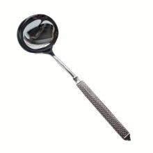 Küchensuppenkelle, 304 Edelstahl, Leuchtende Schöpfkelle Aus Metall zum Servieren, Kochen, Einmachen, 11,5 Zoll